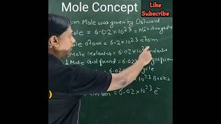 Mole Concept Class 11 shorts viralvideo chemistry [upl. by Veronika]