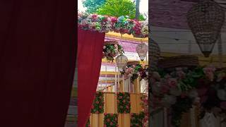 शादी की decoration ideas  shaadi wala gahr wedding shortsfeed viralvideo [upl. by Adnilreh]