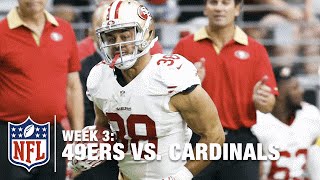 Jarryd Hayne Speeds to the Outside for a 37yard Punt Return  49ers vs Cardinals  NFL [upl. by Nonnahs]