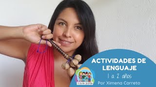 Actividades para estimular el lenguaje 1 a 2 años l Mi terapia con Ximena [upl. by Lorrimor]