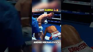 INSTANT KARMA SWEET REVENGE from Mikhailovich boxing knockoutpower trending [upl. by Sidnal]