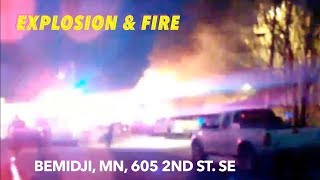 VIDEO UPDATE Bemidji Explosion amp Fire [upl. by Atter]