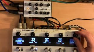 Pitch Shifter Test Board  TC Electronic Plethora X5 with Simplifier MK2 [upl. by Limoli]