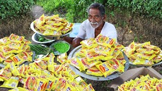 100 Maggi Noodles Cooking By Our Grandpa  Yummy Maggi Noodles Donating to Orphans [upl. by Alicul974]