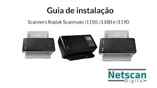 Guia de instalação Scanners Kodak i1150 i1180 e i1190 [upl. by Acinaj]