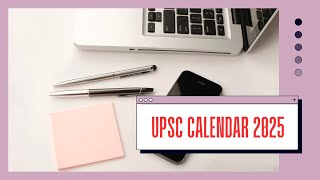 Upsc 2025 Calendar Out Upsc Cse 2025  Upsc 2025 Upsc Calendar by Maharshi educate [upl. by Donn316]