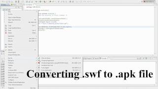 Converting swf to apk file Method deprecated [upl. by Gnoc]