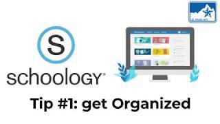 Schoology Tip Get Your Classes Organized [upl. by Abebi]