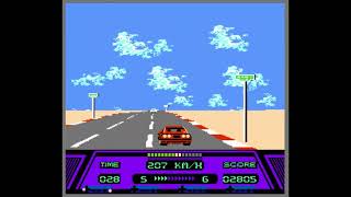 Rad Racer 1987 Gameplay NES fceux 222 [upl. by Eva553]