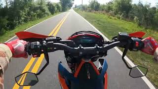 KTM 690 ADHD ride and wheelie practice [upl. by Ollayos137]