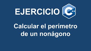 Calcular el perímetro de un nonágono en C [upl. by Allain]