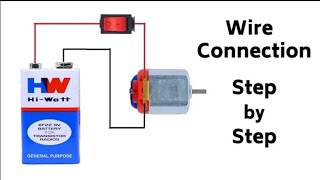 How to Connect DC Motor to direct Light😲 [upl. by Sadowski]