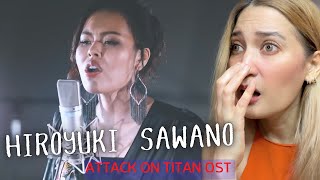 First time reaction to Hiroyuki Sawano  Attack on Titan OST [upl. by Enelam758]