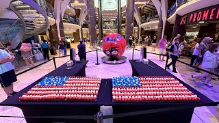 Royal Caribbean Symphony of the Seas United States National Anthem Performed  Veterans Celebration [upl. by Schonfield]