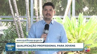 Programa quotQualifica SPquot oferece diversos cursos de graça para jovens [upl. by Godric270]