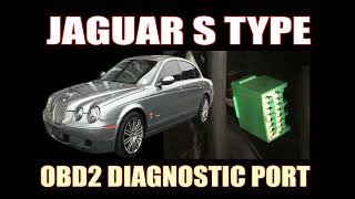 JAGUAR S TYPE  OBD2 DIAGNOSTIC PORT LOCATION [upl. by Jahdol]