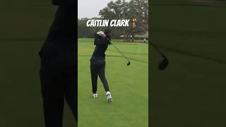 Caitlin Clark’s Golf Swing At The RSM Classic ProAm 🏌️‍♀️ wnba golf [upl. by Ahsiek974]