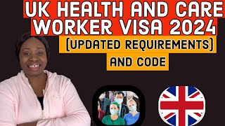 UK🇬🇧 Health and Care Worker Visa 2024 Updated Requirementsapproved license organisation and code [upl. by Arva827]