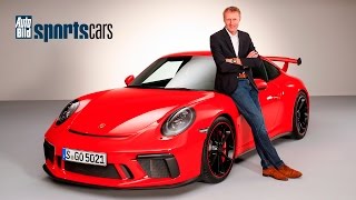 2017 Porsche 911 GT3 9912 Andreas Preuninger erklärt den neuen GT3  AUTO BILD SPORTSCARS [upl. by Avron648]