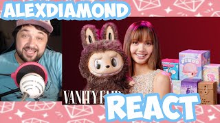 Lisas Secret Obsession with POP MART Vanity Fair  React [upl. by Synned]