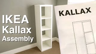 Ikea KALLAX shelf assembly Step by step [upl. by Alioz]