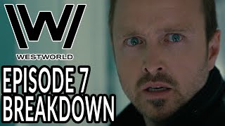 WESTWORLD Season 3 Episode 7 Breakdown Theories and Details You Missed Calebs Past Revealed [upl. by Llednohs]