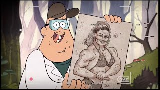 Female Muscle clip 469  Gravity Falls [upl. by Poler]