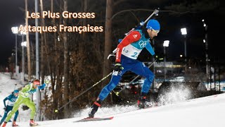 Les Plus Grosses Attaques Du Biathlon Français 🇫🇷 [upl. by Ellenij]