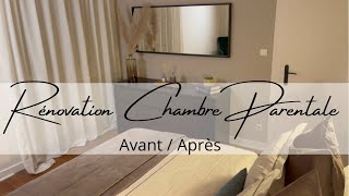 AvantAprès  Rénovation et Décoration chambre parentale [upl. by Cavil]