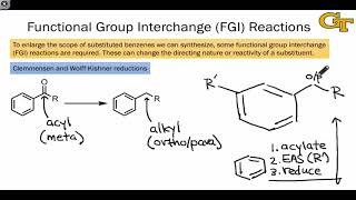 3605 Functional Group Interchange Reactions in Aromatic Synthesis [upl. by Natelson]