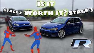 STAGE 3 GOLF R OR STAGE 2  Is the upgrade it worth it [upl. by Oidacra]