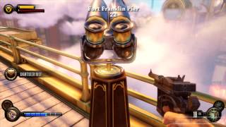 Bioshock Infinite Sightseer All 37 Telescopes and Kinetoscopes Locations [upl. by Ydnic]