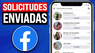 Cómo VER las SOLICITUDES de AMISTAD ENVIADAS en FACEBOOK 2024 [upl. by Arri]