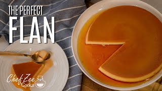 How To Make Flan  Flan de Leche Condensada  Chef Zee Cooks [upl. by Allveta]