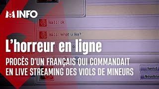 Procès dun français qui commandait en live streaming des viols de mineurs [upl. by Uamak]