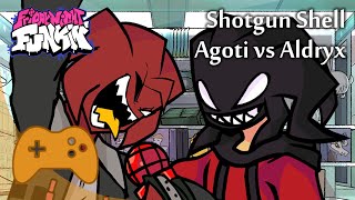 New Agoti vs Aldryx Shotgun Shell FNF Entity mod  Friday Night Funkin [upl. by Latihs]