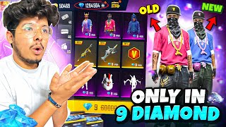 FREE FIRE NEW STORE I GOT EVERYTHING IN MY NOOB ID SPENDING 9999 DIAMONDS💎 GARENA FREE FIRE [upl. by Darraj]