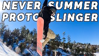 Never Summer Proto Slinger Snowboard Review 2023 [upl. by Tabor307]