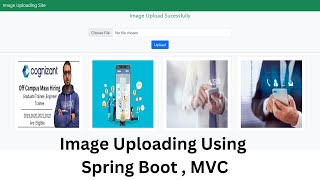 Image Upload Spring boot MVC  Thymeleaf  File Upload using Spring boot tutorials [upl. by Acenahs285]