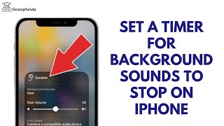 STOP iPhone Background Sounds Automatically with THIS Trick  Set a timer for background sounds [upl. by Odirfliw]