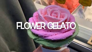 FLOWER GELATO  YOU HAVE GOT TO SEE THIS [upl. by Dane]