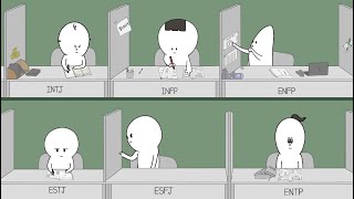 MBTI 독서실시험기간 MBTI 만화 [upl. by Puna612]