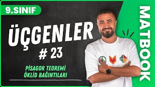 Pisagor Teoremi ve Öklid Bağıntıları  Üçgenler 23  9SINIF MATEMATİK  2024 [upl. by Aicilef]