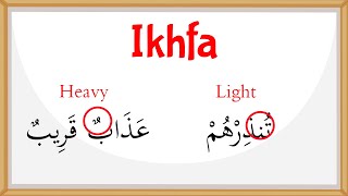 Tajweed Made Easy  IKHFA [upl. by Nrubua]