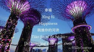 Yellow Crazy Rich Asian Lyrics Chinese and translation [upl. by Elleyoj]