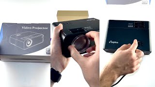 ELEPHAS W13 Unboxing  Full HD WiFi Projector Under 100 [upl. by Capon596]