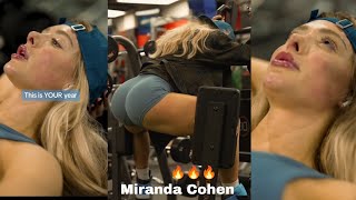 Miranda Cohen Fitness workout gym Miranda Cohen Leg Day Fitness Workout femalefitness mirandacohen [upl. by Buyse]