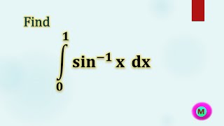 Integral ∫ sin1 x dx from 0 to 1 📚📖🖋 [upl. by Newbold]