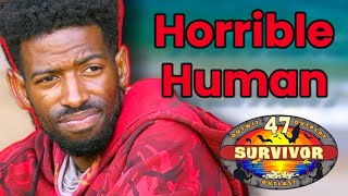 Rome From Survivor 47 is a HORRIBLE HUMAN [upl. by Mccarthy]