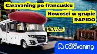 Caravaning po francusku ale na Mercedesie Nowości w grupie Rapido z Caravan Salon w Duesseldorfie [upl. by Ayatan]